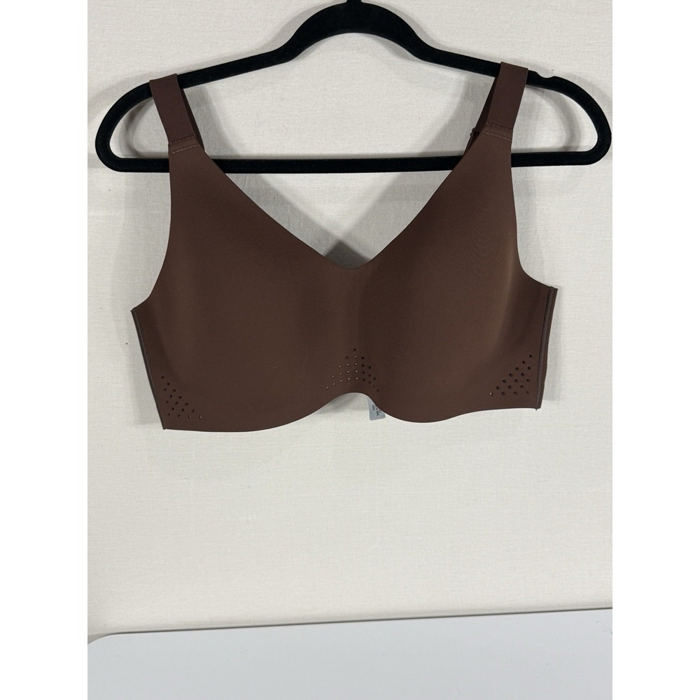 Victoria's Secret VSX Featherweight Max Sports Bra High Impact Brown XL - Picture 2 of 9